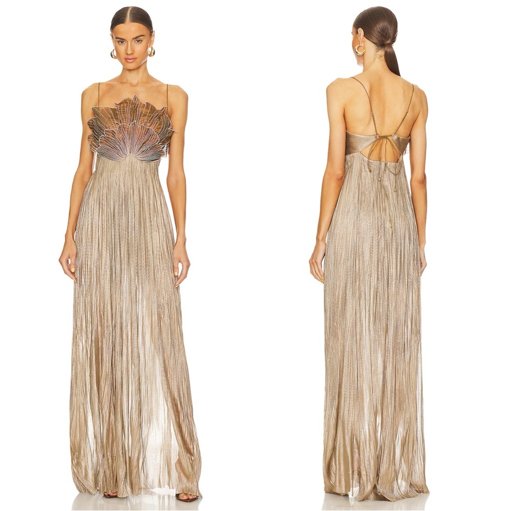 missoni gold cocktail dress Maria Lucia Hohan – Maria Lucia Hohan Maxi Reina Dress in Barcelona or Shop  Online Mujer 732-001513 01 main image 0